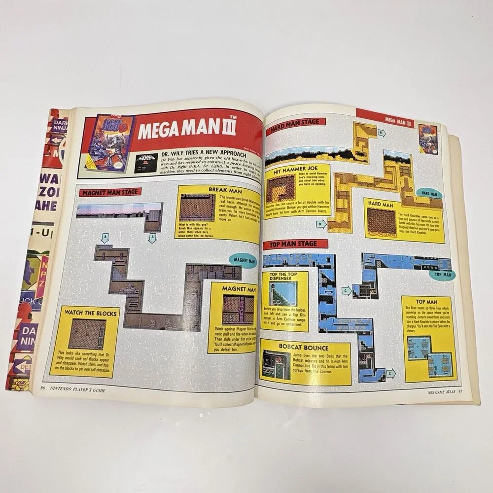 Nintendo NES Game Atlas Official Nintendo Player's Guide Strategy Book Vintage